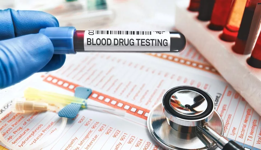 Blood drug testing